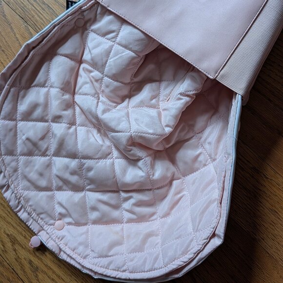 RIFRUF Stormhunter Rain Dog Coat Pink and White Sakura Dog Rain Jacket Size 22 - Picture 15 of 16